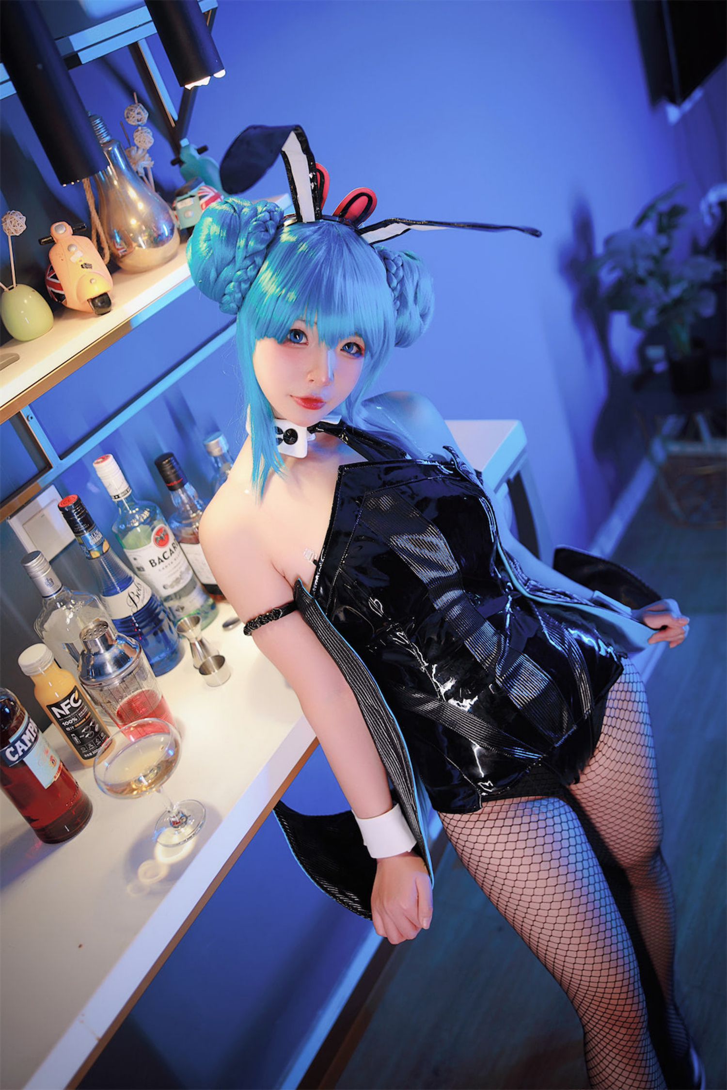 图片[3]-Miku the Bunny Miku 黑兔女郎-COS世界