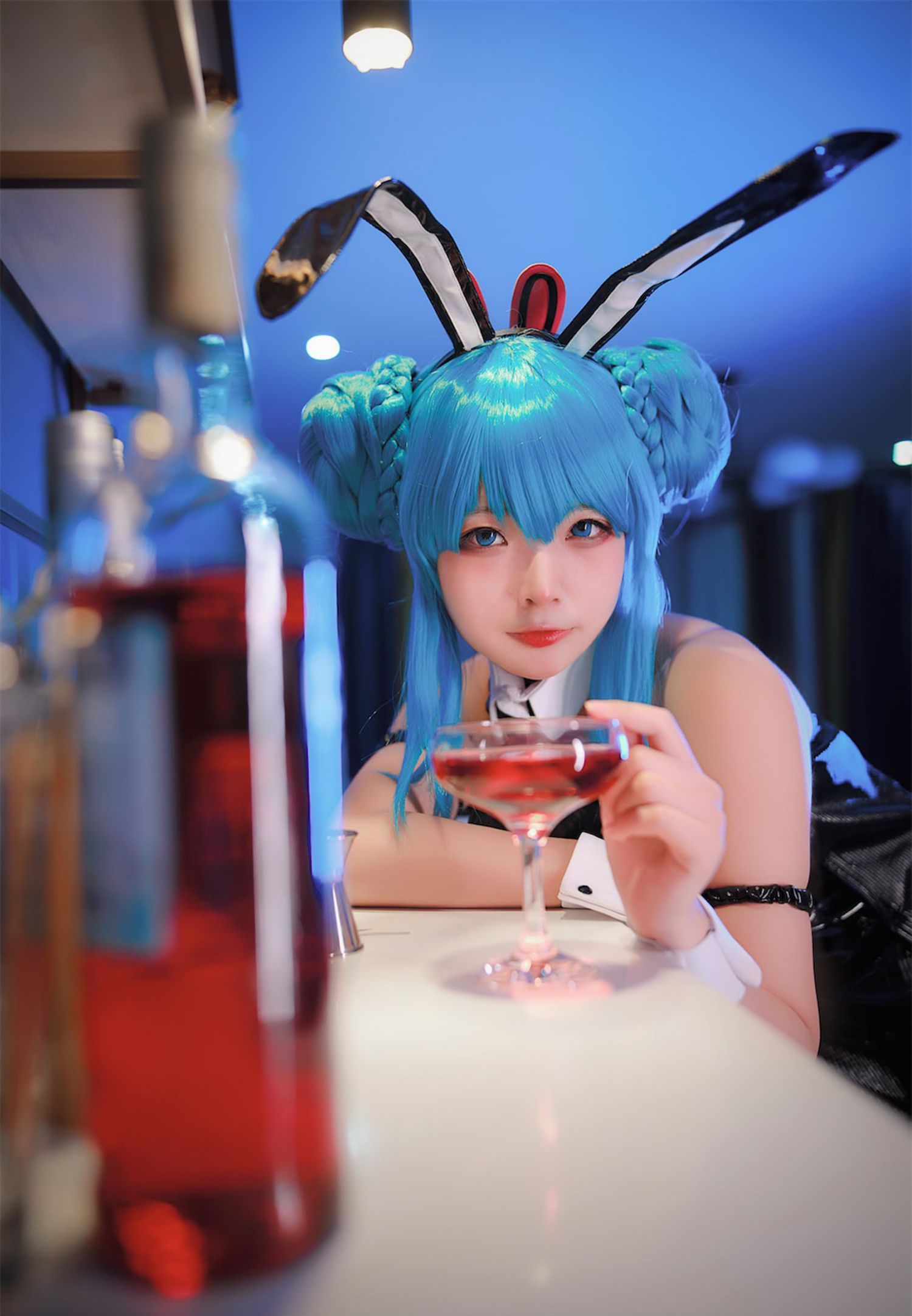 图片[2]-Miku the Bunny Miku 黑兔女郎-COS世界