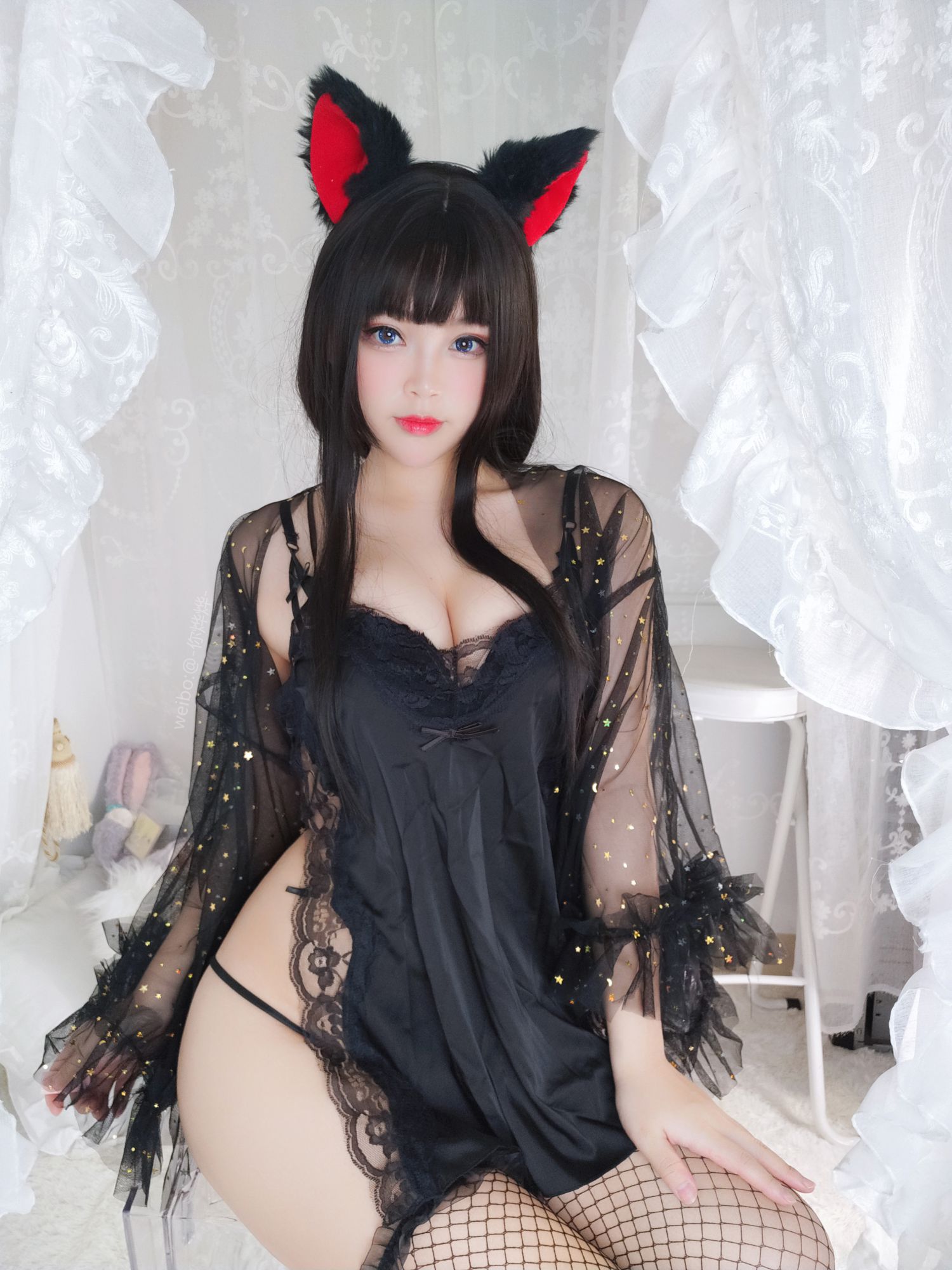 图片[5]-白烨 黑系猫咪少女-COS世界