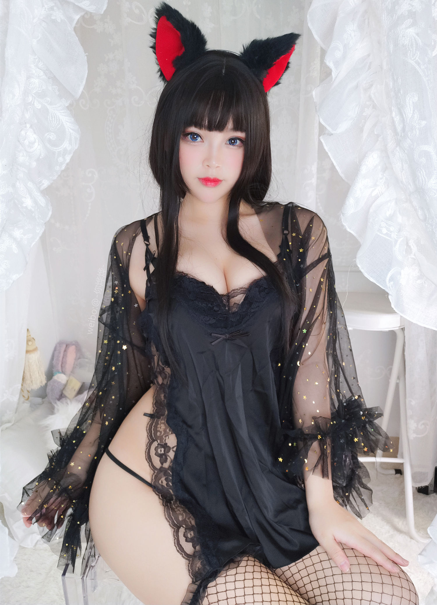 白烨 黑系猫咪少女-COS世界