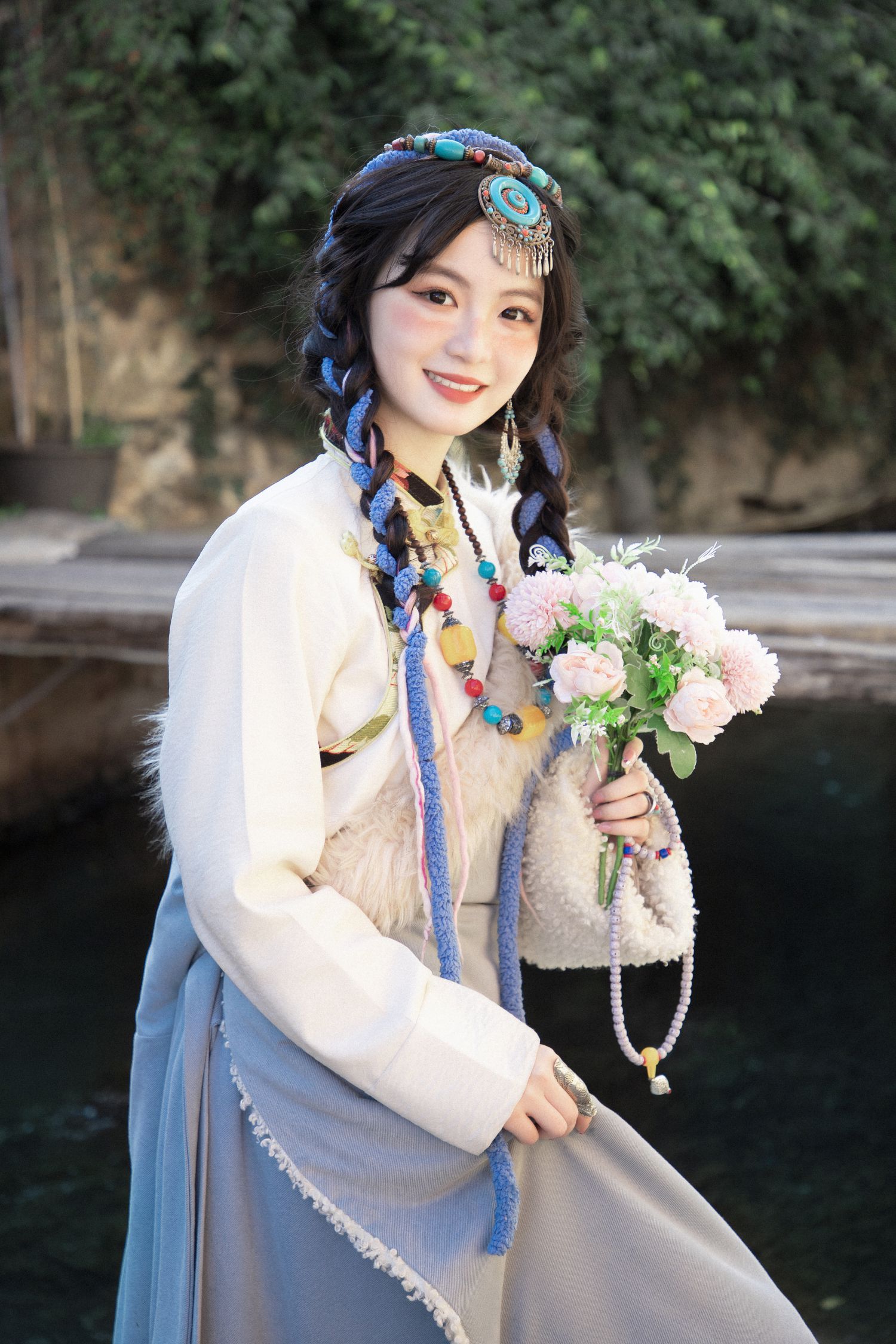 图片[3]-甜甜的卓玛姑娘-COS世界