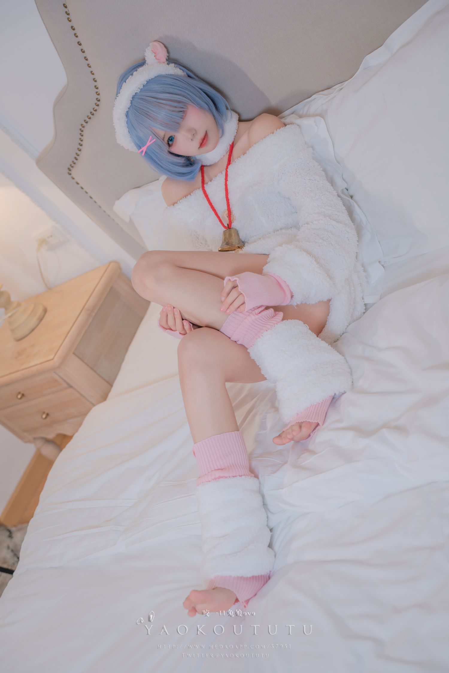 图片[4]-咬一口兔娘 蕾姆咩咩-COS世界
