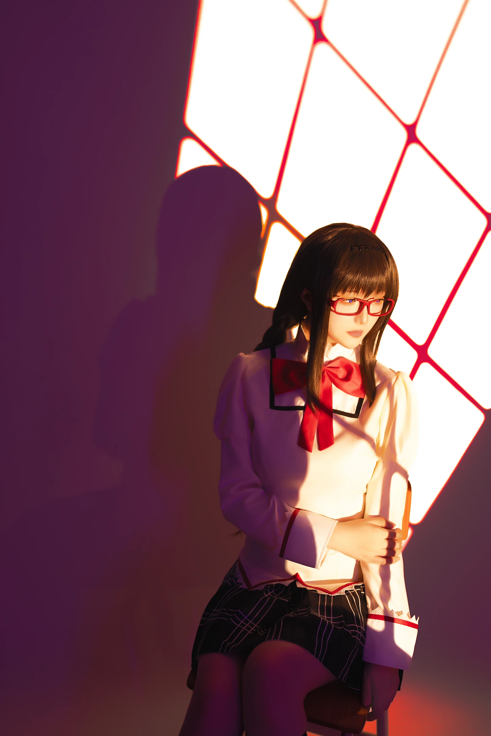 图片[2]-Coser小姐姐星之迟迟 魔法少女小圆 晓美焰-COS世界