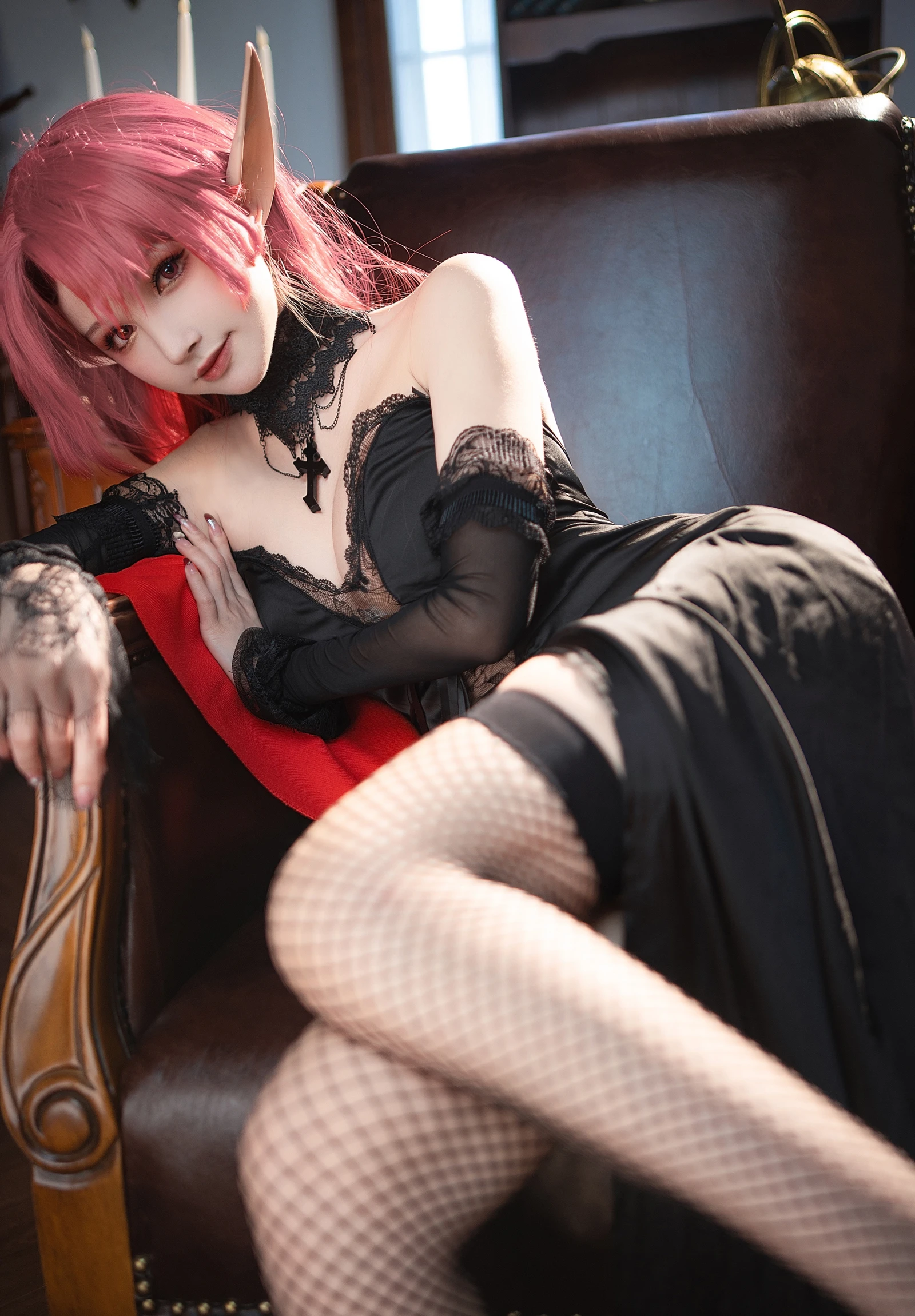 图片[3]-Cosplay美女一千只猫薄禾 碧蓝航线 约克公爵-COS世界