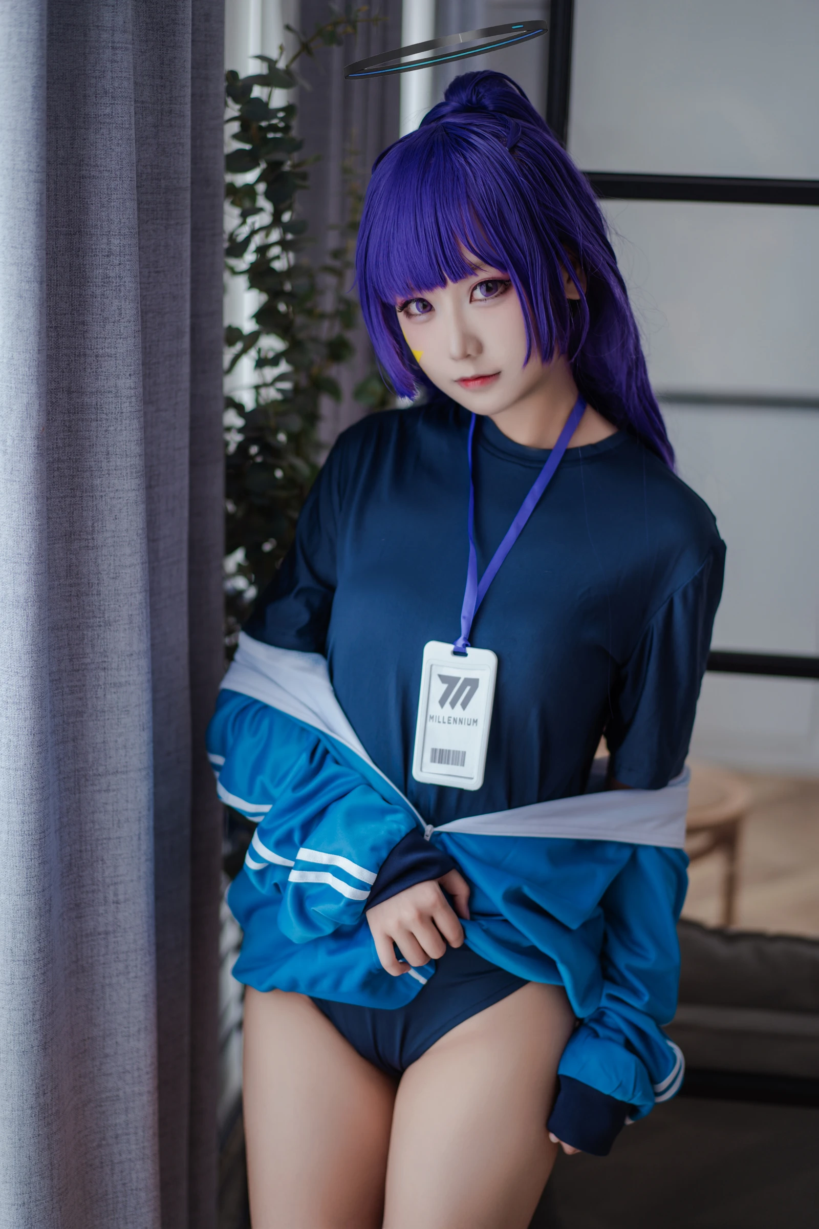 图片[5]-lunananya 早濑优香 体操服-COS世界