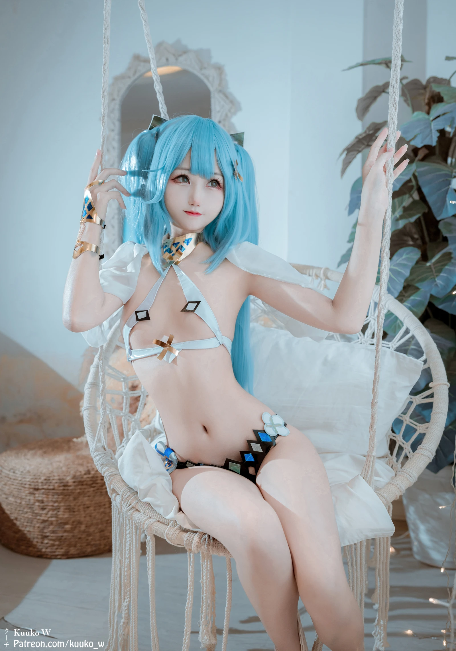 图片[2]-Cosplay KuukoW Kuuko 子 Faruzan Lingerie-COS世界