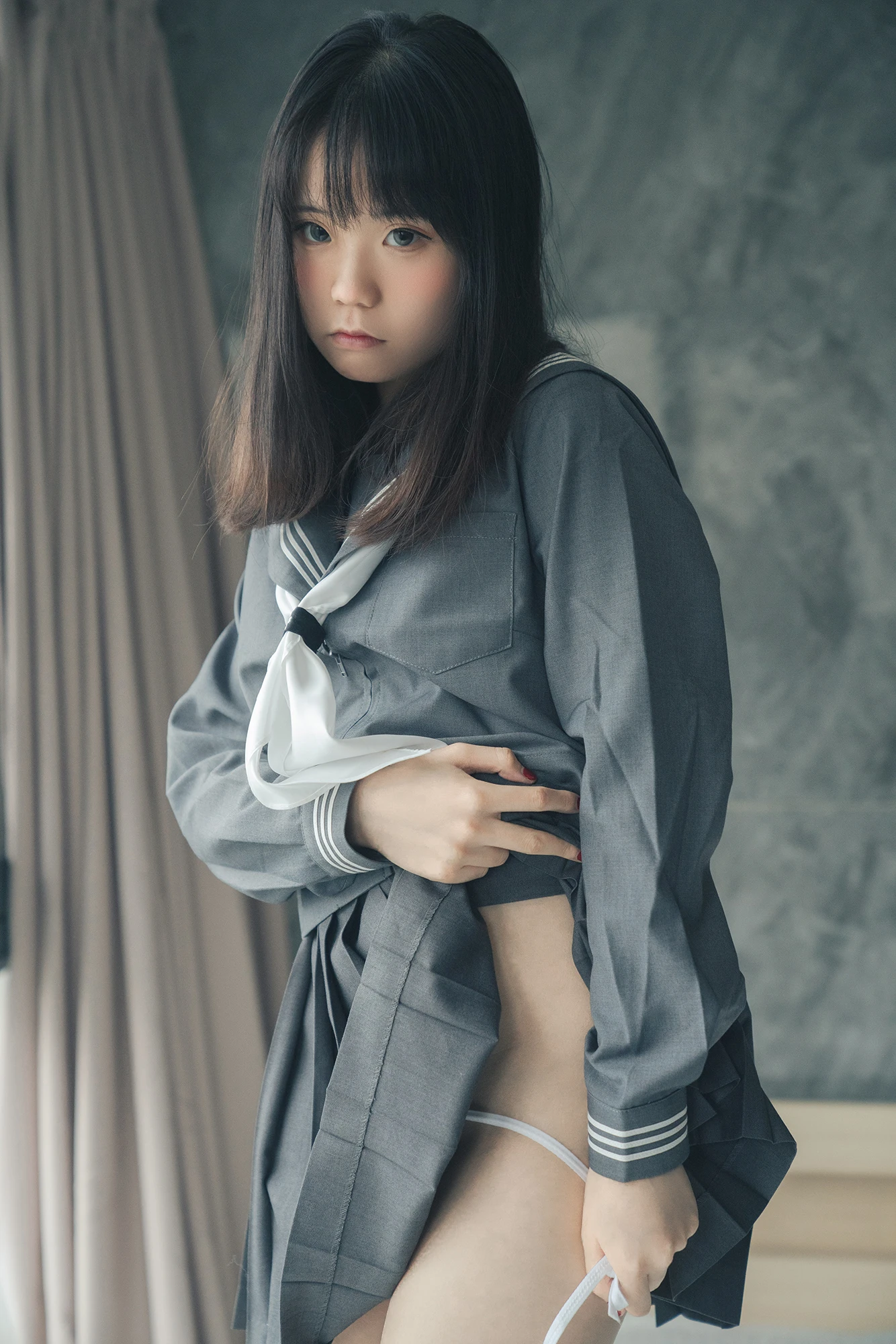 图片[4]-一只小栗奈 熊熊JK女友-COS世界