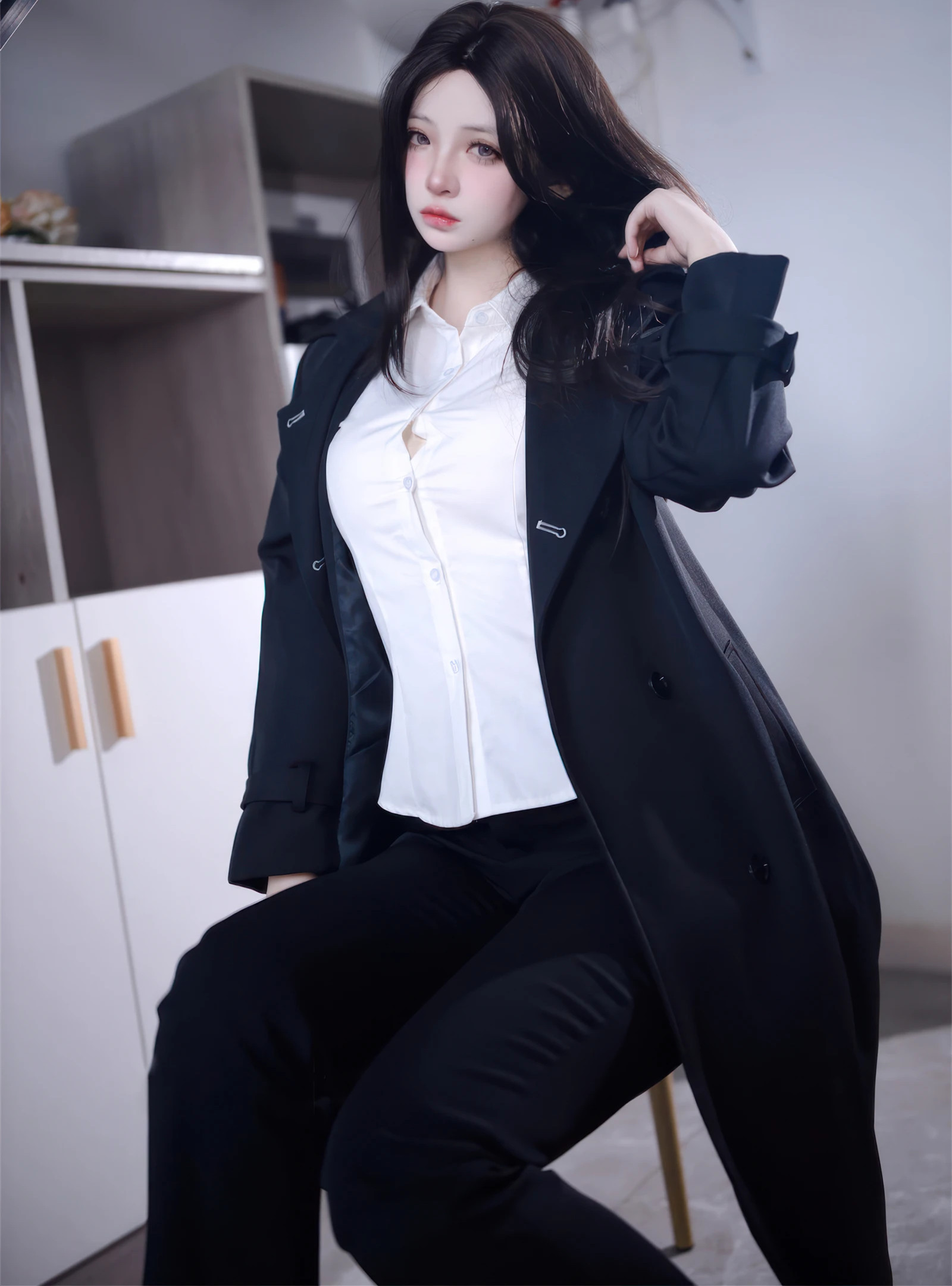 图片[2]-疯猫ss 少女衣橱 西装裤-COS世界