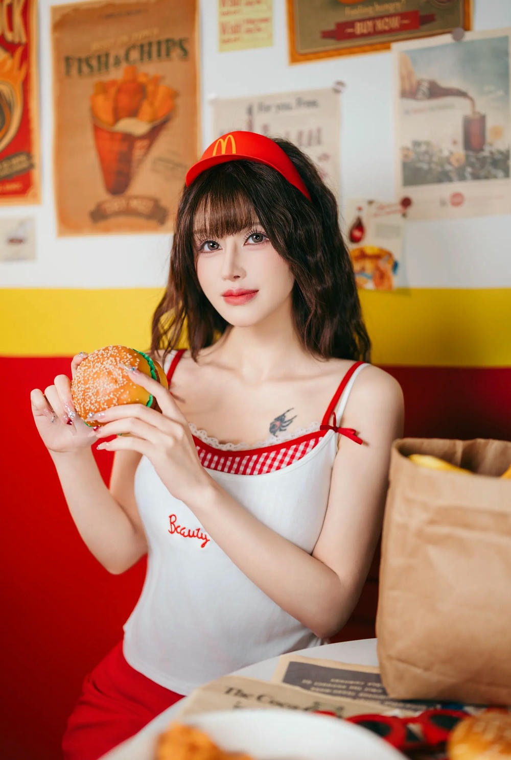 鹿八岁 - 麦门打工日记  17P - 网络美女-COS世界