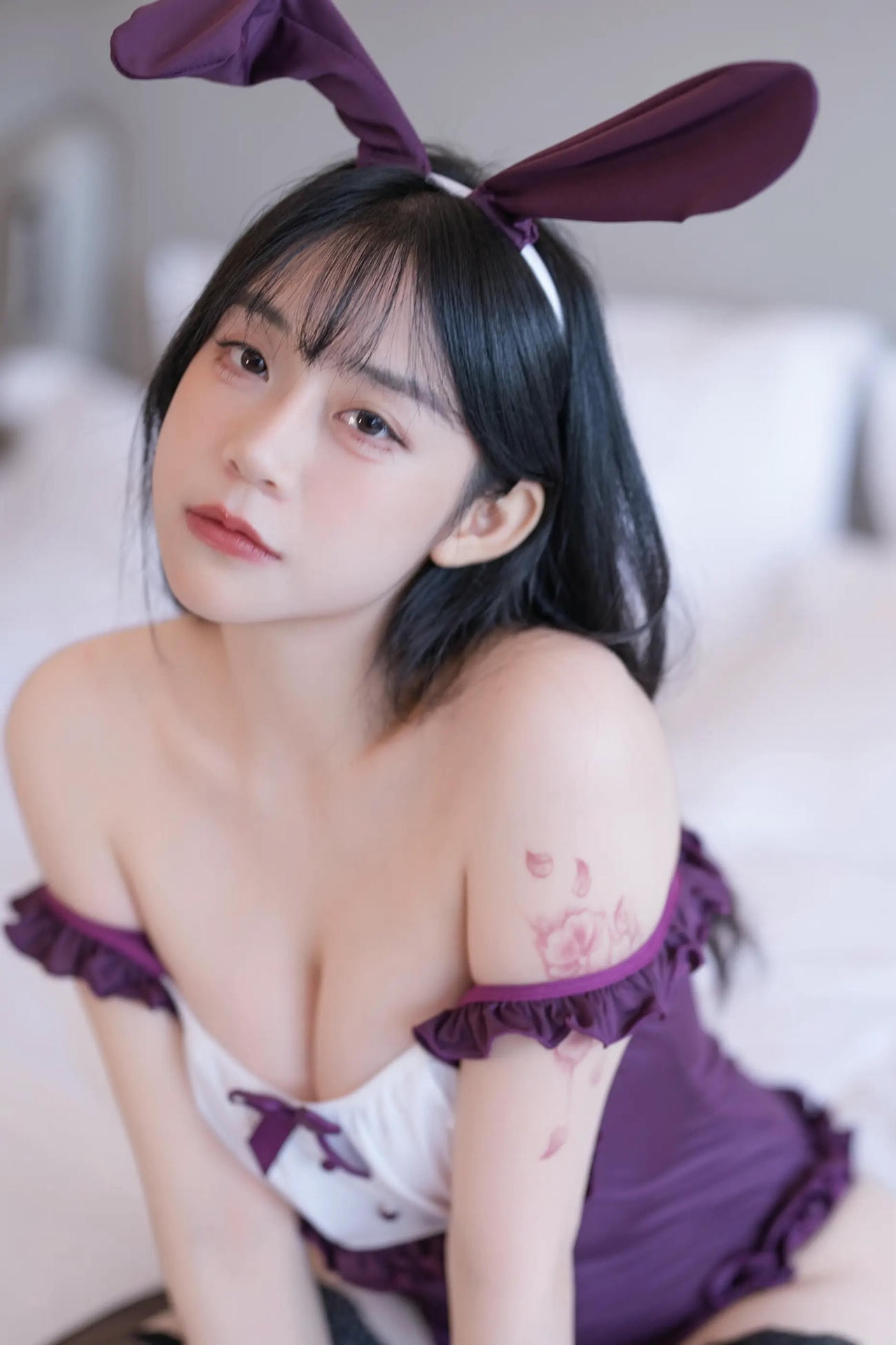 图片[3]-YITUYU .. 紫调兔耳邂逅温柔 一元同学Jodie 57P-COS世界