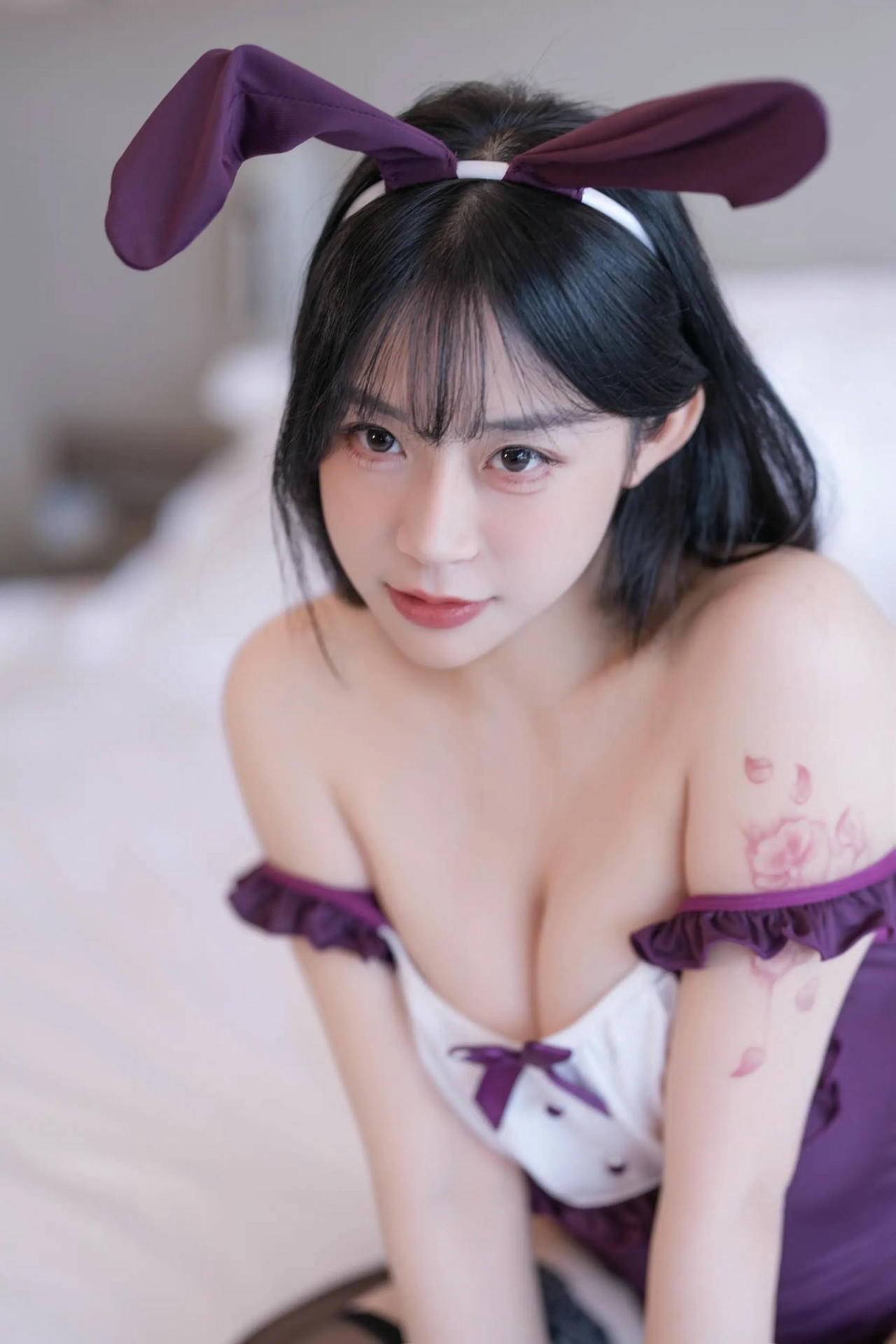 图片[5]-YITUYU .. 紫调兔耳邂逅温柔 一元同学Jodie 57P-COS世界