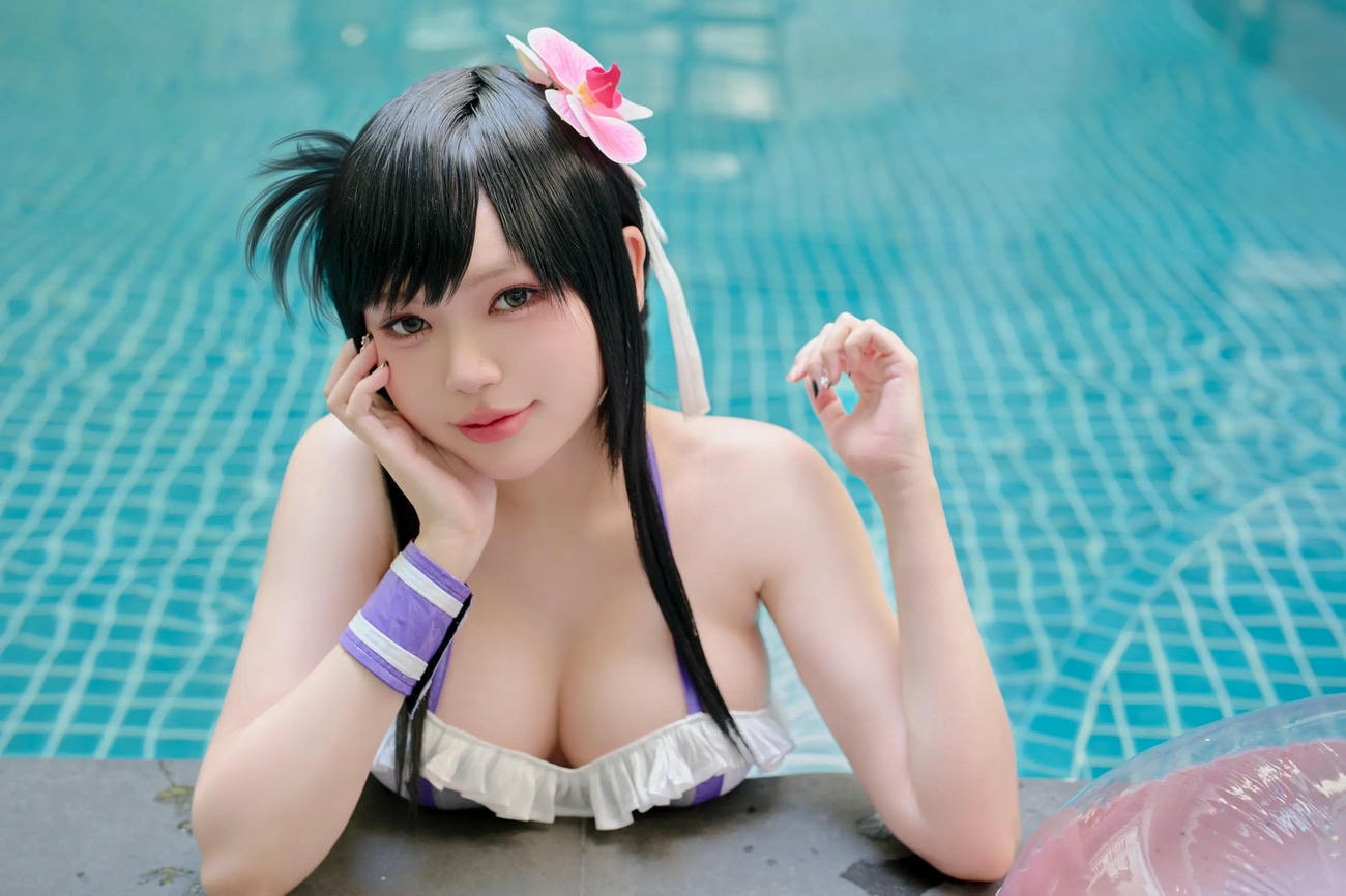 图片[2]-ZinieQ Tifa Lockhart Swimsuit 38P-COS世界
