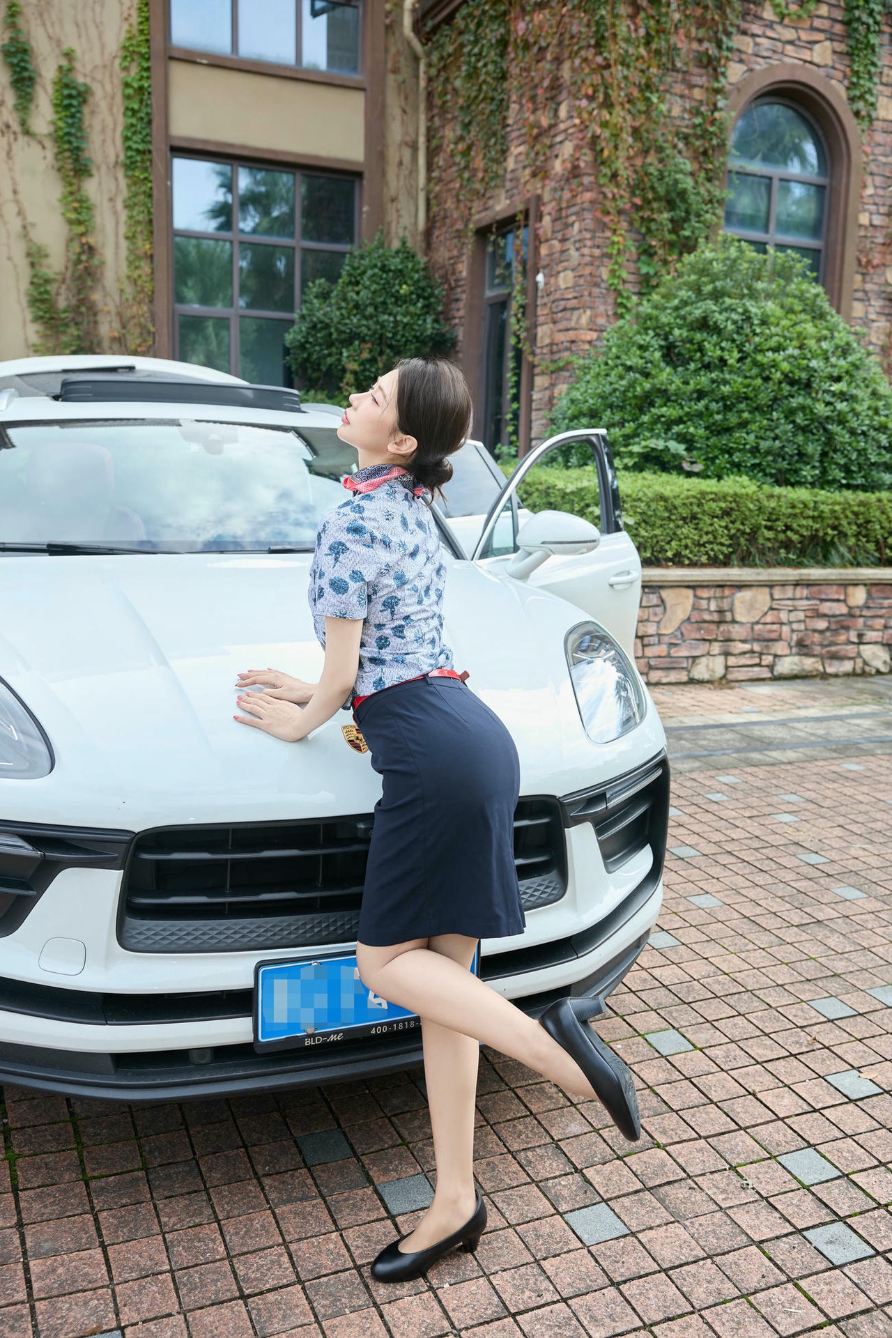 图片[3]-尹甜甜 – 内购原版 空姐製服 83P-COS世界