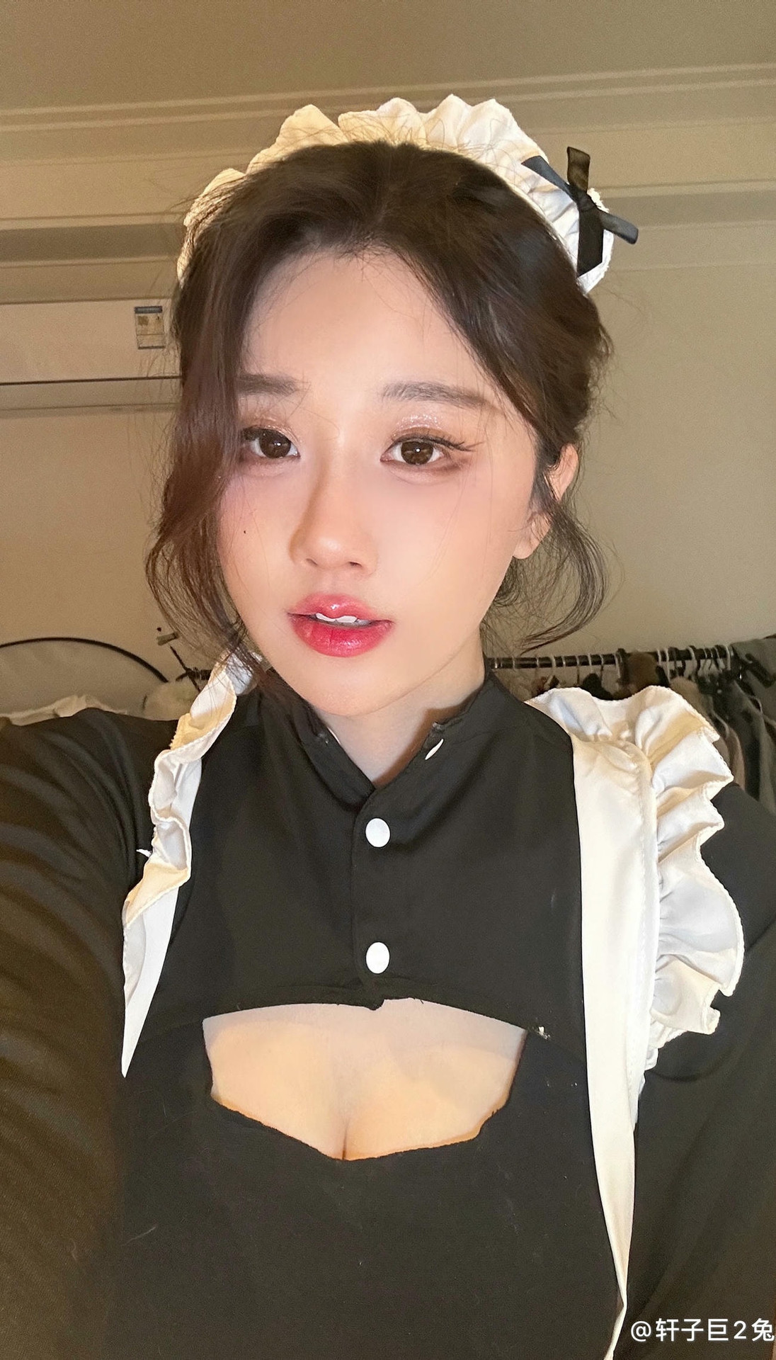 图片[2]-轩子巨二兔 微密圈 – NO.020 女僕装 [15P]-COS世界