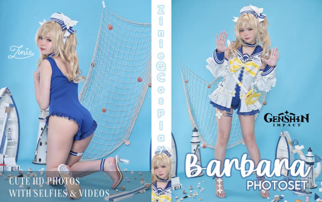 ZinieQ No.077 – Barbara Swimsuit [28P 2V]-COS世界