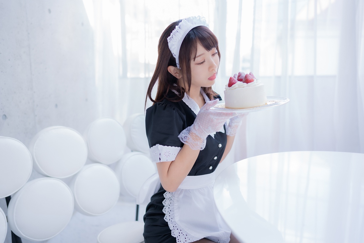 图片[2]-【宝藏cos小姐姐いくみ】SM MAID MADE-1_黑丝女女仆-COS世界