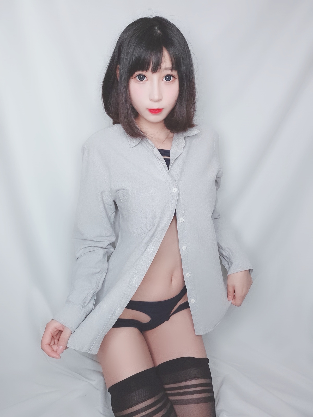 【小酥酱】黑米粥的斗鱼飞机写真礼包8套-4-COS世界