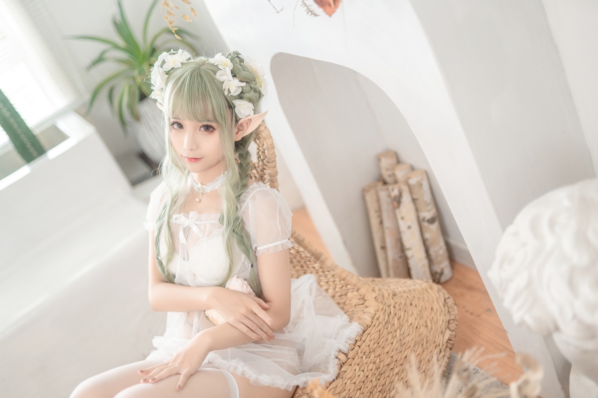 图片[2]-蠢沫沫 – NO.119《尖耳国度》绿精灵-COS世界